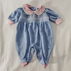 Gymboree Blue and Pink Baby One Piece